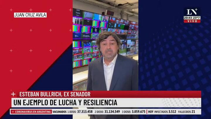 Juan Cruz Avila mensaje a Bullrich