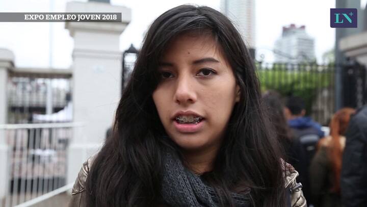 Los testimonios de quienes buscan trabajo en Expo Empleo Joven