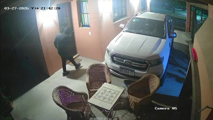 Los ladrones al irrumpir en la casa de las víctimas