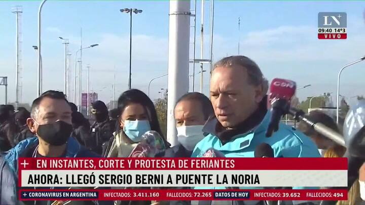 Sergio Berni : 'Necesitamos una cuarentena de verdad de 15 días'