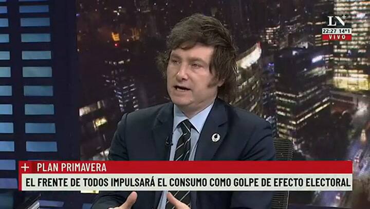 Javier Milei: 'La Argentina es una bomba a punto de explotar'