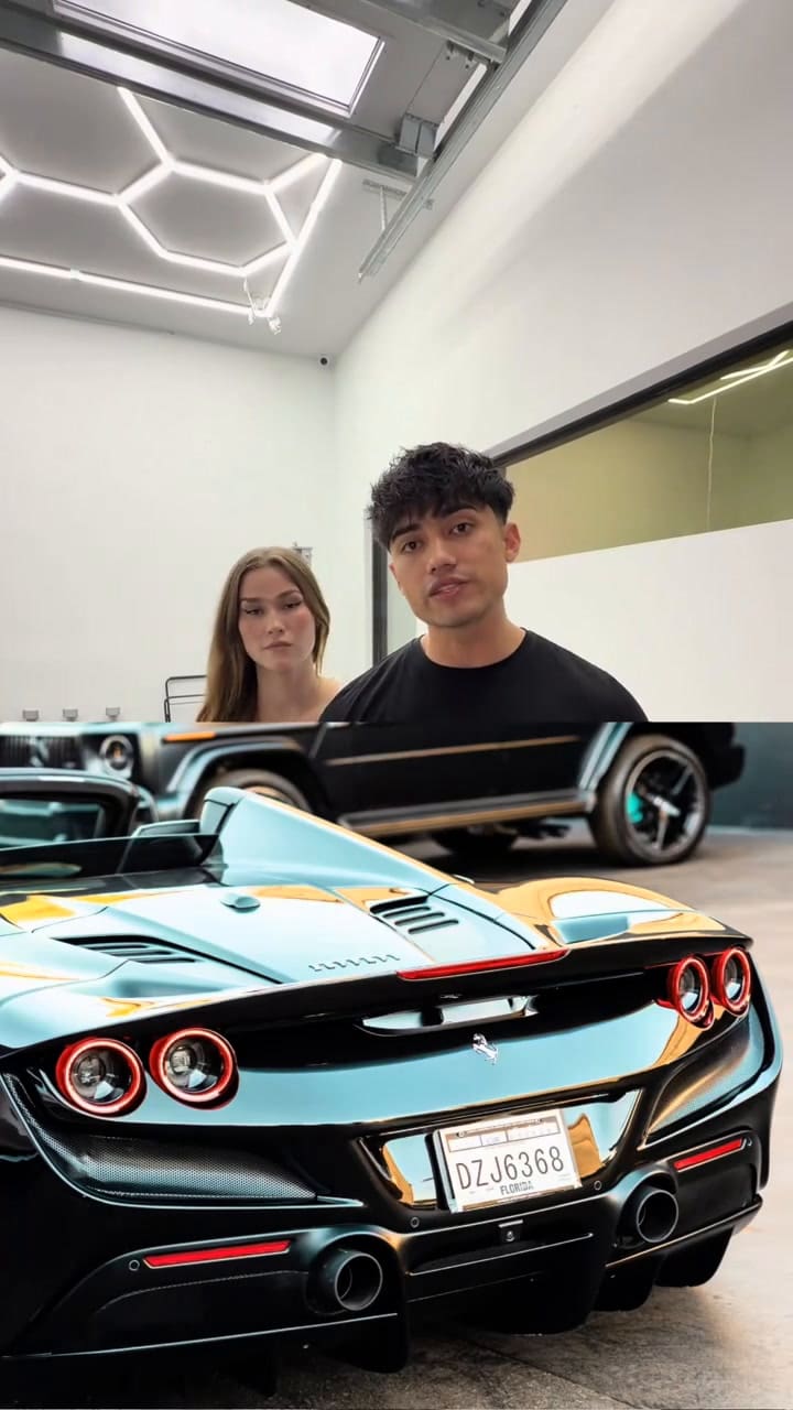 El influencuer cuenta cómo fue el robo de su Ferrari