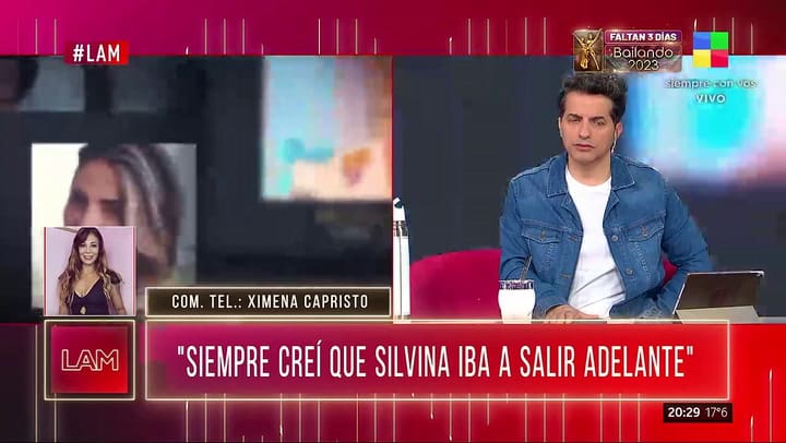 Ximena Capristo recordó la última vez que la vio a Silvina Luna