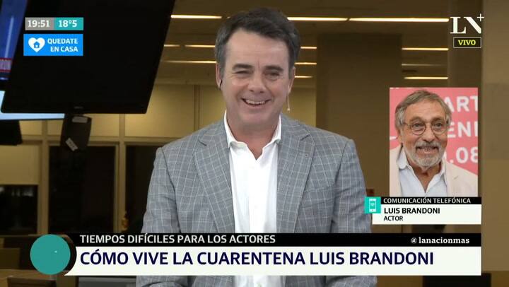Coronavirus: ¿Cómo vive Luis Brandoni la cuarentena?