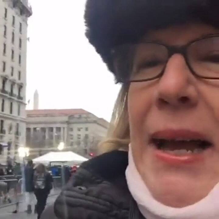 Protestas en Washington antes de la asunción de Trump