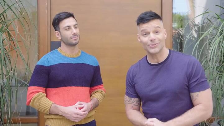 Ricky Martin muestra junto a su esposo su casa de Los Ángeles'