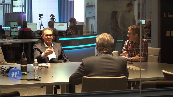 Fernando Paci con José del Rio en Hacedores que inspiran