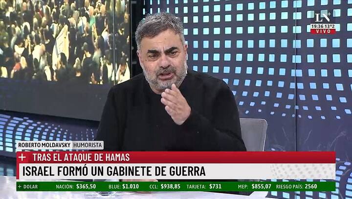 Roberto Moldavsky con Eduardo Feinmann