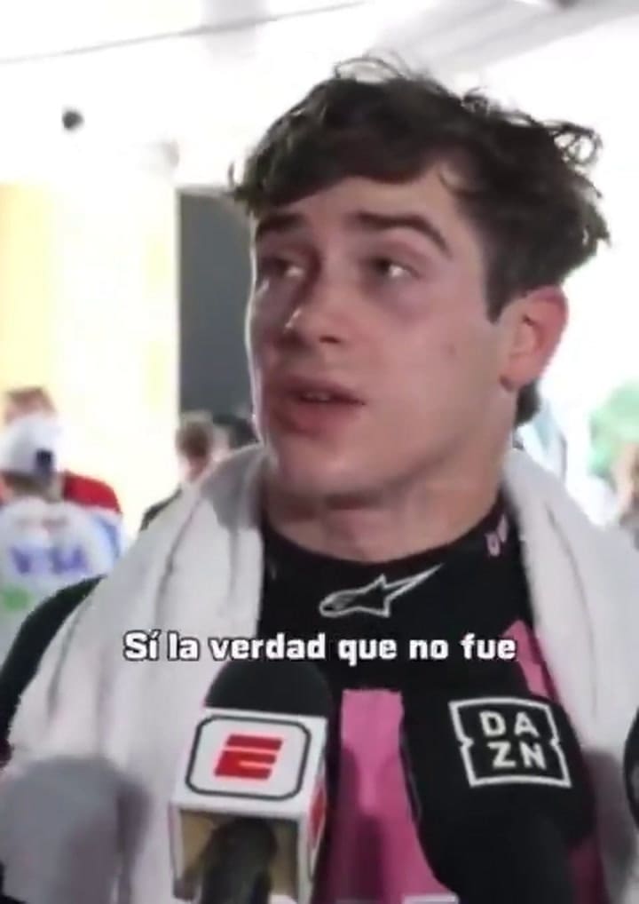 Franco Colapinto habló tras su carrera en Austria