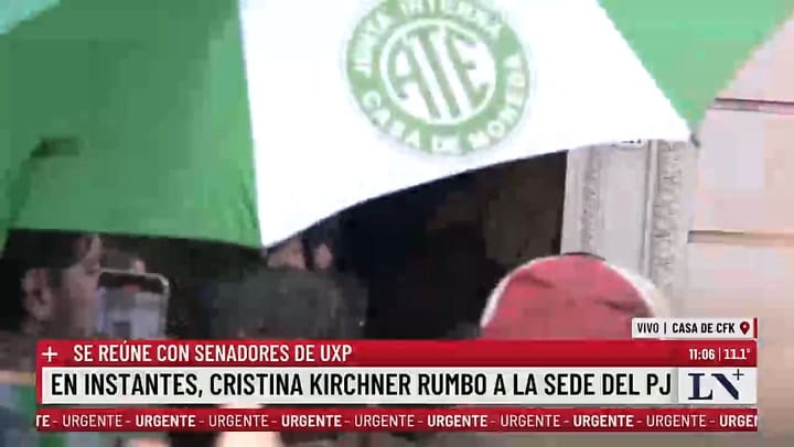 La salida de Cristina de su domicilio