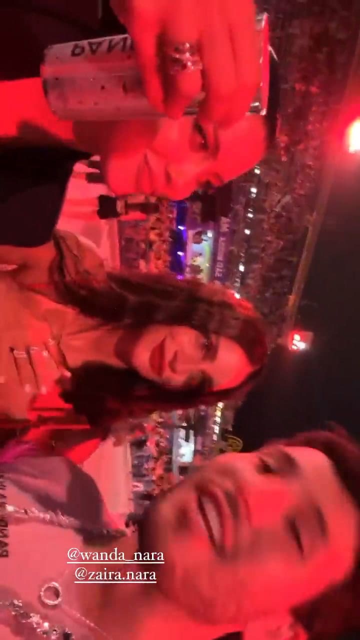 Wanda Nara y Sebastián Yatra estuvieron juntos en el carnaval de Río