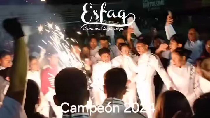 ESFAQ Drum & Bugle Corps se consolidó como una de las mejores bandas de marcha en la región (Facebook Esfaq Drum & Bugle Corps Guatemala)