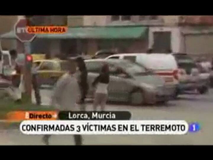 Primeras imágenes del terremoto (YouTube-vidiosity)