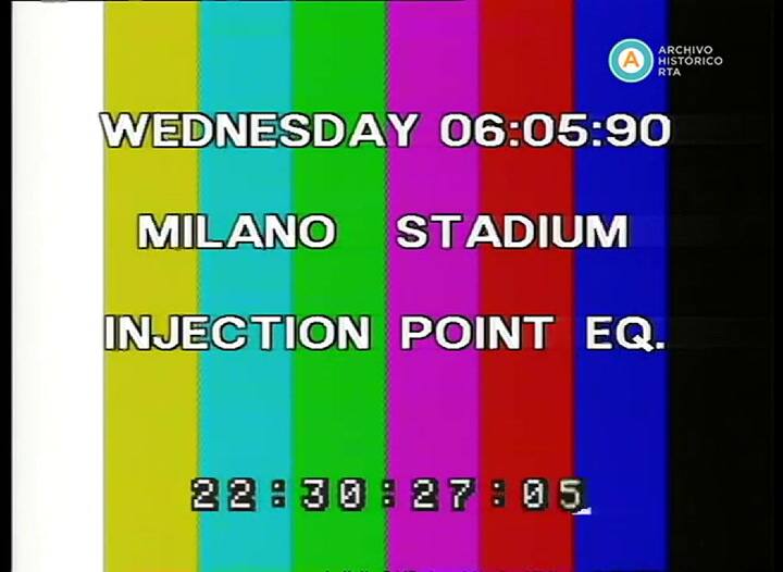 Carlos Menem y Diego Maradona | Fragmento Mundial 1990 - Fuente: Archivo Histórico RTA