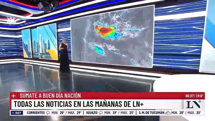LN+: El tiempo en el pais