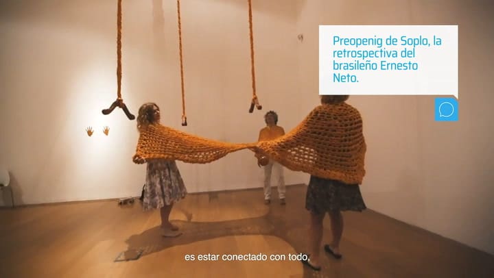 Ernesto Neto aterriza en el Malba