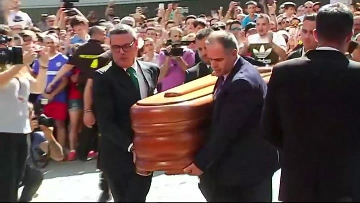 El mundo del fútbol se despide de José Antonio Reyes - Fuente: Reuters