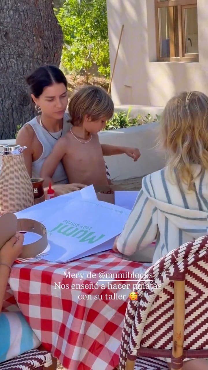 Zaira Nara festejó el cumpleaños de su hijo en su casa de Punta del Este
