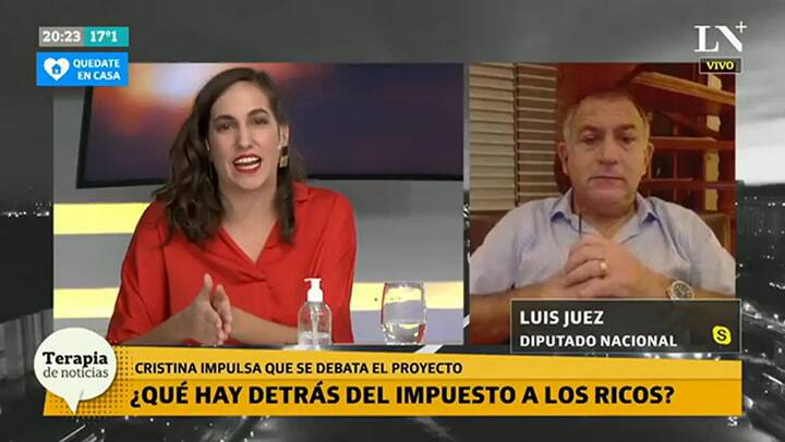 Entrevista a Luis Juez en LN+