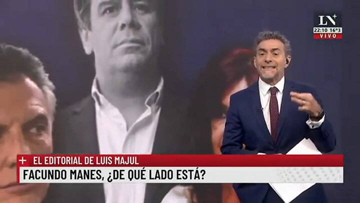 Facundo Manes, ¿De qué lado está?. El editorial de Luis Majul.