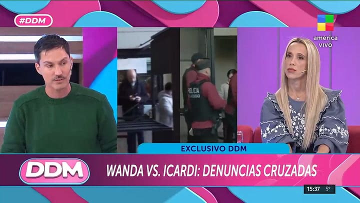 Los chats de los vecinos de Wanda Nara tras el polemico episodio del Chateau Libertador