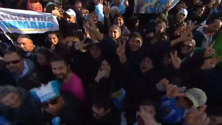 Discurso de Cristina Kirchner para la multitud que se agolpa en Plaza de Mayo