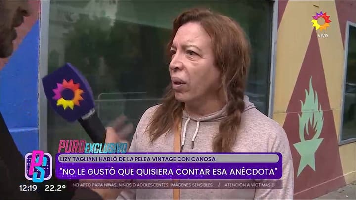 Lizy Tagliani hablo de su relacion con Viviana Canosa
