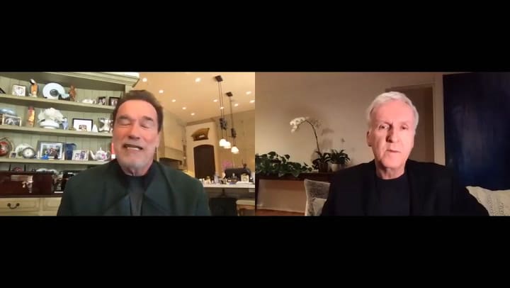 James Cameron en charla con Arnold Schwarzenegger confirmó que Avatar 2 está lista