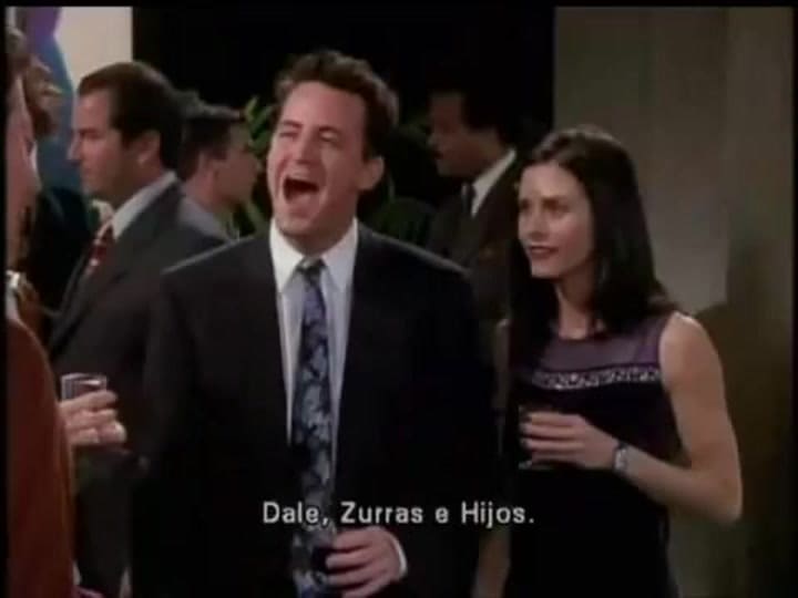 La risa del trabajo de Chandler Bing