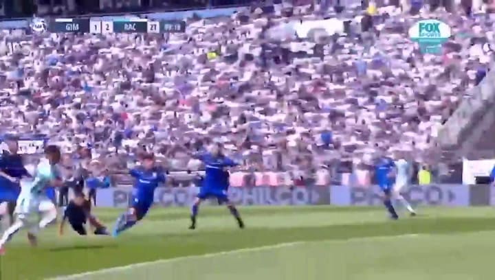 El gol de Matías Zaracho para que Racing derrote 2-1 a Gimnasia
