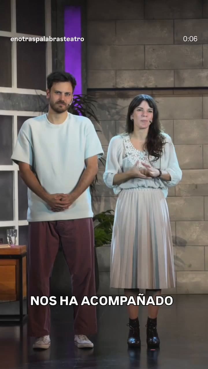 Así se despedían Andrés Gil y Gimena Accardi de En otras palabras