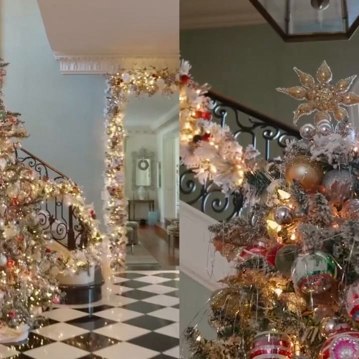 Kathy Hilton mostró cómo adornaron la casa familiar para recibir la Navidad