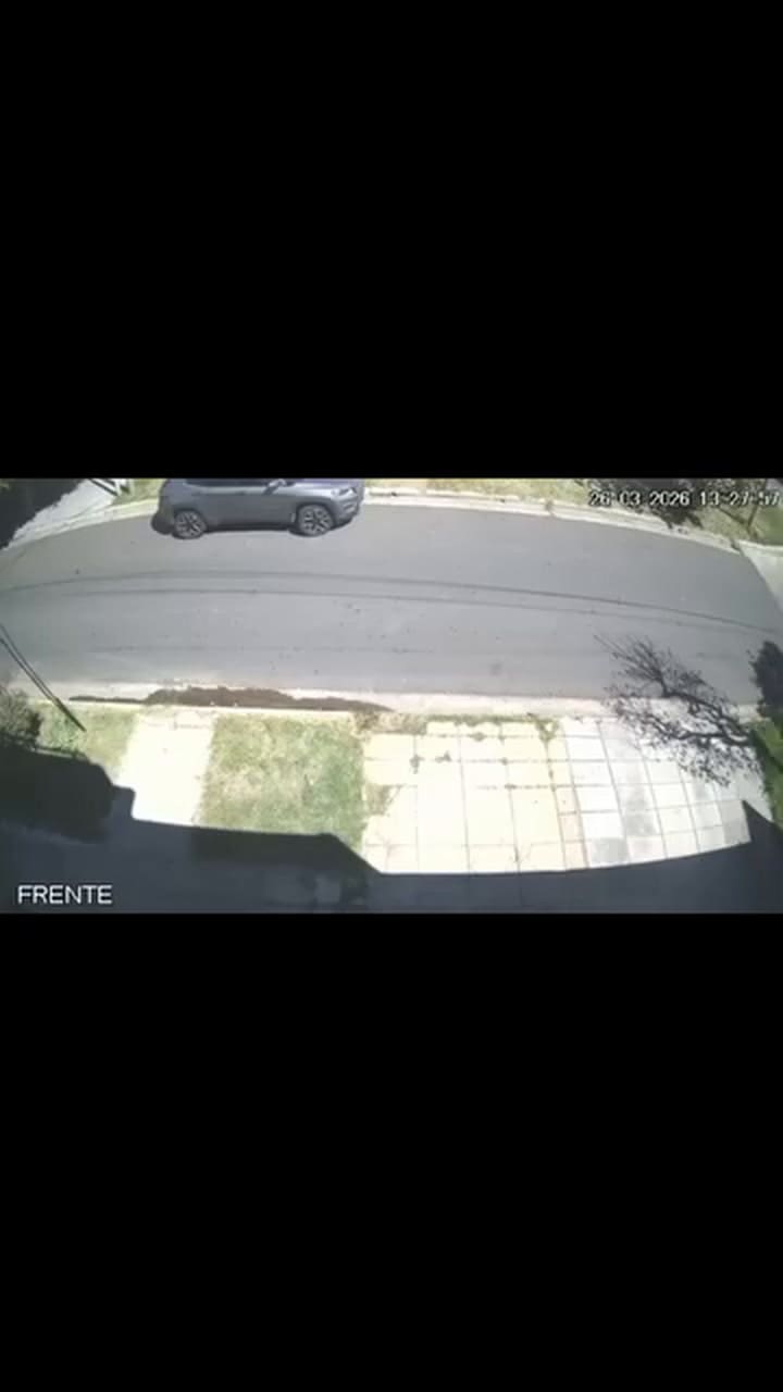 La secuencia del robo, captada por las cámaras de seguridad.