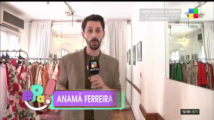 Anamá Ferreira vende su ropa y zapatos