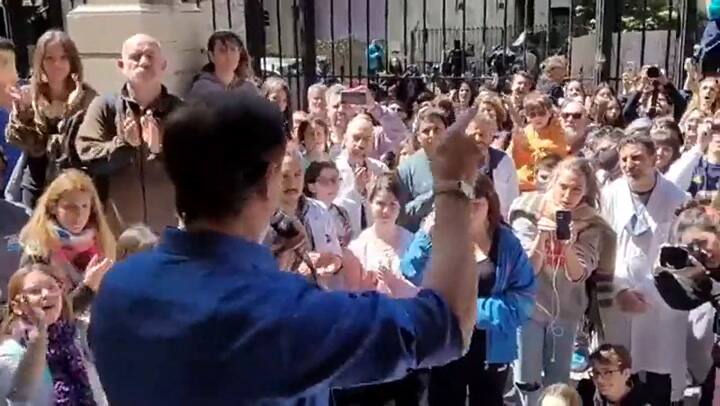 El discurso del vicerrector del Mariano Acosta