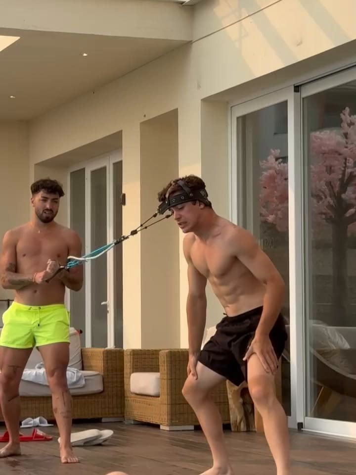 El arduo ejercicio de Colapinto en sus vacaciones