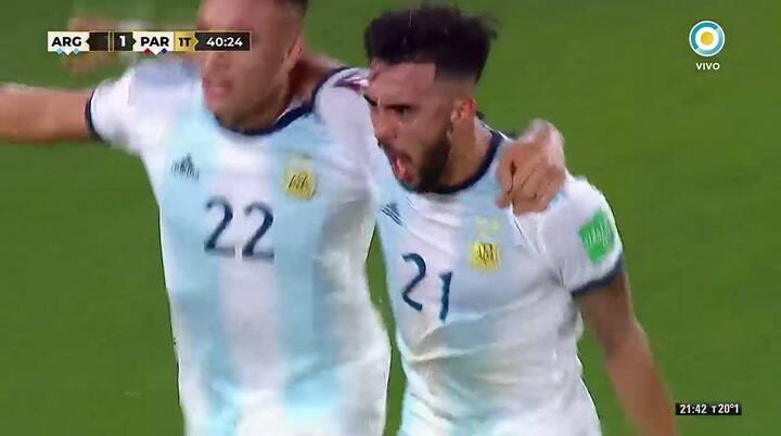 El 1 a 1 de Argentina