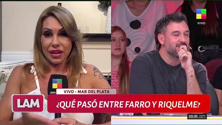 Mónica Farro le hizo una inesperada propuesta en vivo a Juan Román Riquelme