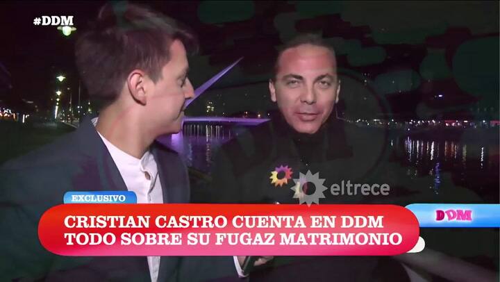 Cristian Castro habló de su abrupta separación