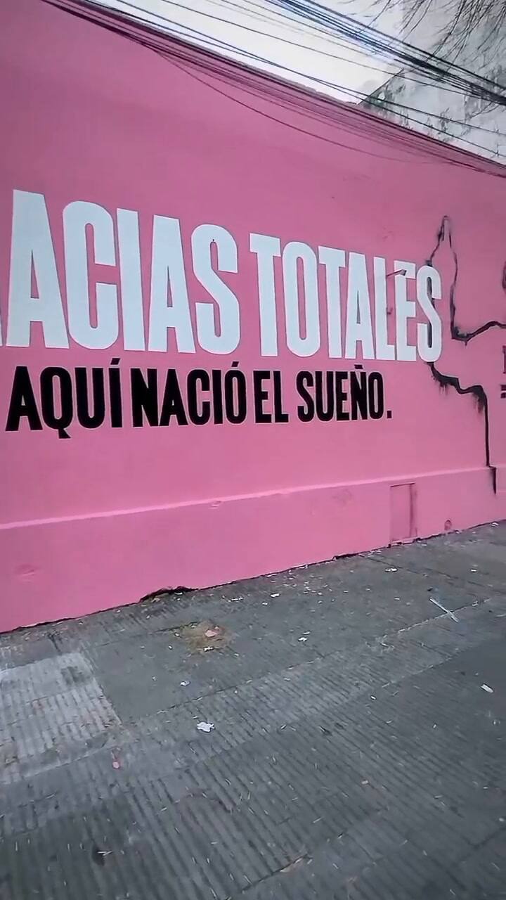 El mural en homenaje a Lionel Messi que quedó plasmado en Rosario