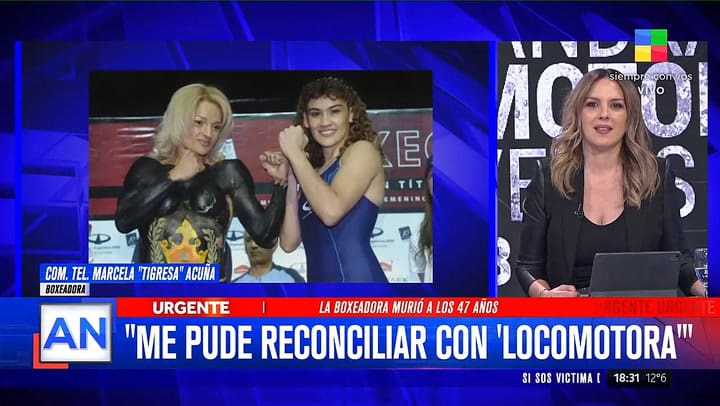 Marcela 'Tigresa' Acuña recordó a 'Locomotora' Oliveras