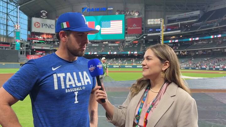 Renzo Martini, venezolano que juega para Italia en el WBC