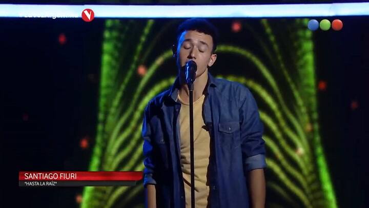 La Voz Argentina 2021: audiencia a ciegas de Santiago Fiuri - Fuente: Telefe