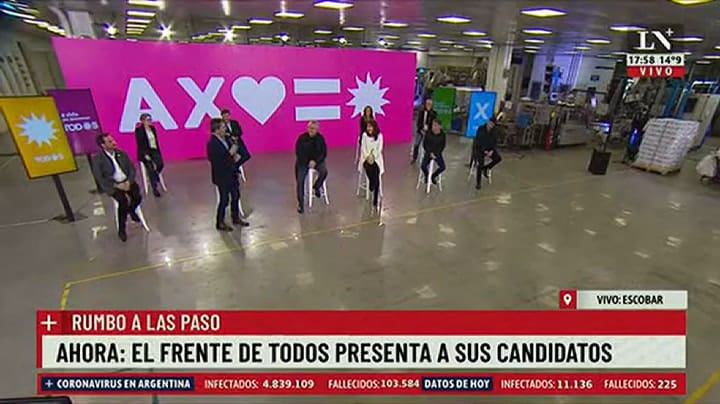 Sergio Massa: 'Veo candidatos que pasan de un lugar a otro'