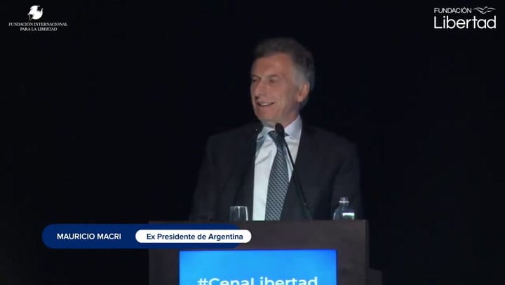 Habló Mauricio Macri en la cena de Fundación Libertad