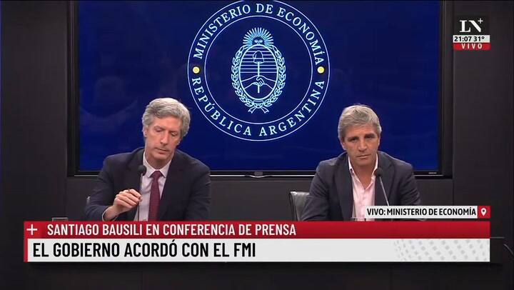 Luis Caputo La Ley ÓMnibus Llevará A La Reconstrucción Del País