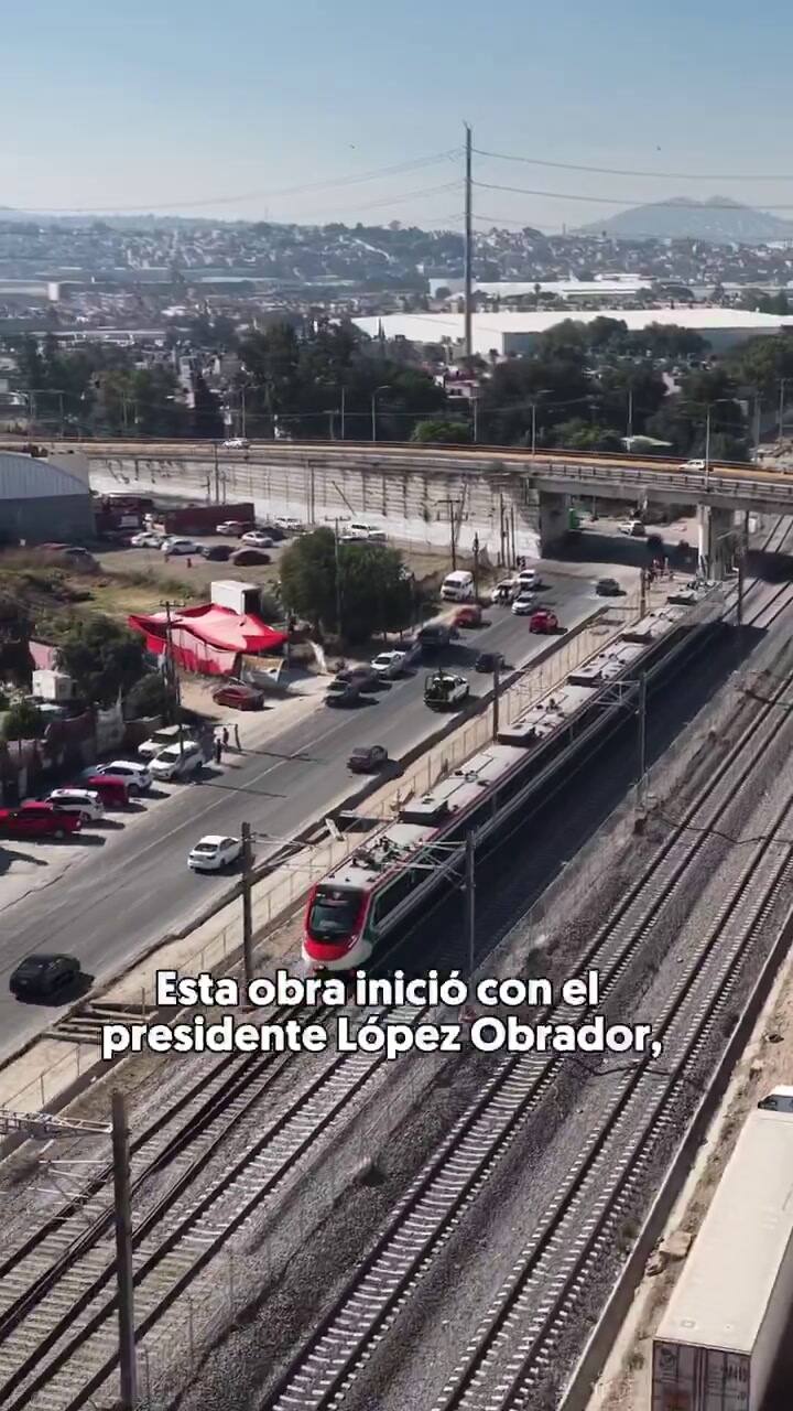 Claudia Sheinbaum anuncia fecha de entrega del Tren Lechería-AIFA que cambiará el transporte en México