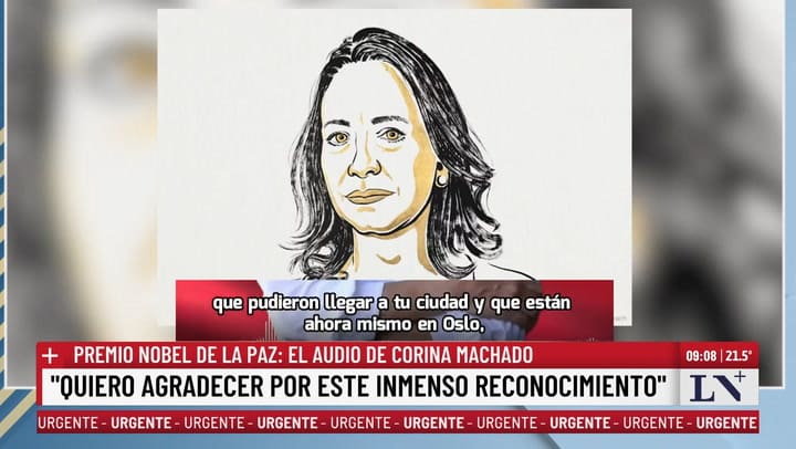 El audio de Maria Corina Machado