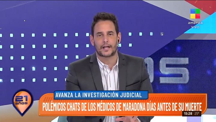 Los audios de la psquiatra de Maradona - Fuente: América TV