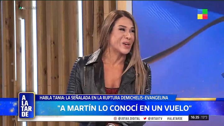 Hablo Tania Gonzalez Ledesma, la supuesta tercera en discordia en la pareja de Martin Demichelis y Evangelina Anderson